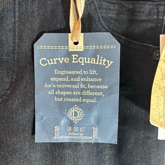 DEMOCRACY Sz 10 Ab-Solution Booty Lift Denim Jeggings Jeans New with Tags - Picture 3 of 10